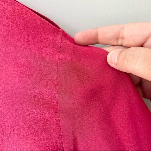 vintage Carole Little for Saint-Tropez West 100% silk button down blouse - Picture 6 of 8